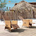 Wicker Outdoor Furniture Adjustable Leisure Chair